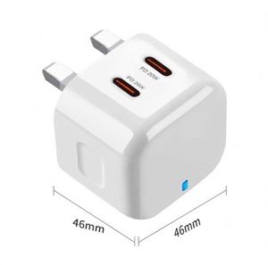หัวชาร์จเร็ว 20W USB C สำหรับ iPhone 15 16 Pro Max หัวชาร์จแบบเสียบผนัง EU US UK TYPE C ช่องเสียบ USB C คู่ ชาร์จได้หลายอุปกรณ์ - Product Image 4