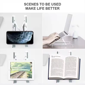 Biểu Tượng Tùy Chỉnh Máy Tính Để Bàn Có Thể Điều Chỉnh Tablet PC Chủ Máy Tính Xách Tay Đứng Tất Cả Các Kích Thước Kim Loại Có Thể Gập Lại Máy Tính Xách Tay Chủ Hợp Kim Nhôm Máy Tính Xách Tay Đứng - Product Image 5