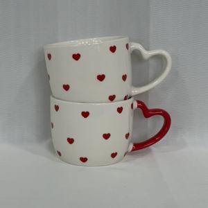 Mug en porcelaine professionnel, nouveau design, esthétique mouchetée, romantique, cadeau d'affaires, compatible lave-vaisselle et micro-ondes - Product Image 4
