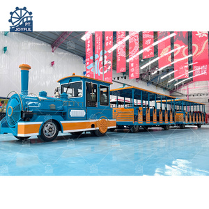 รถไฟเที่ยวชมถนนแบบไม่มีรางสำหรับนักท่องเที่ยวดีเซลไฟฟ้า72ที่นั่ง