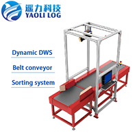 Sistema DWS Dinámico o Estático Integrado con Dimensionamiento Automático de Paquetes, Pesaje y Escaneo de Códigos de Barras para Logística de Paquetería
