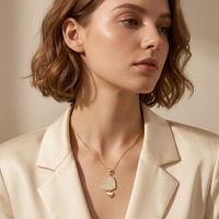 Collier Pendentif Cœur Romantique en Argent S925 Italie, Finition Brossée, Luxe Léger, Moissanite pour Femme