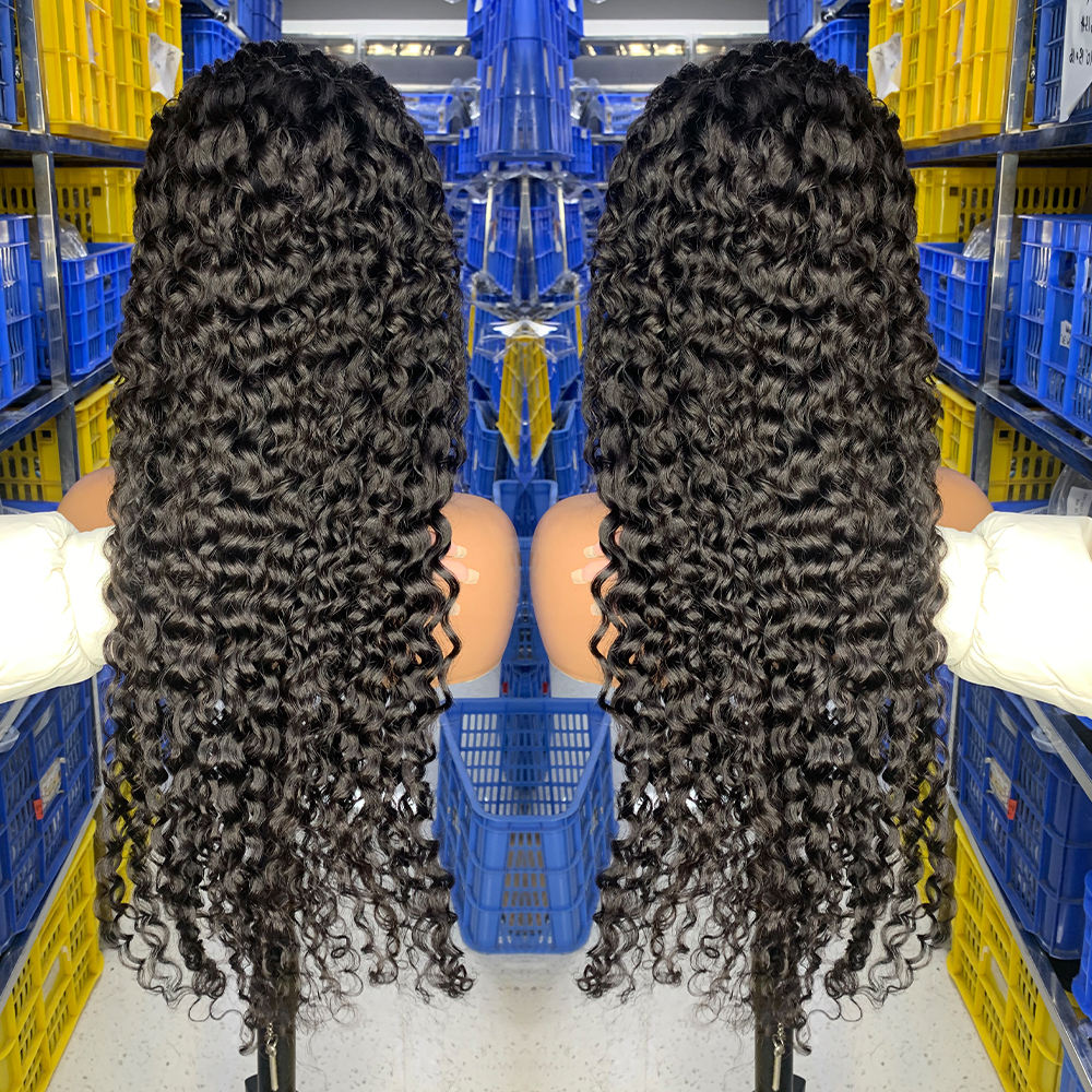 วิกผมหน้าม้าลอนคลื่นน้ำ