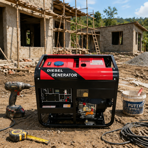 Lightweight Open Frame 3kw 5kw 6kw 7.5kw 9kw Silent Portable <b>Generator</b> 10Kw with Starter for Temporary Power - Product Image 1