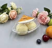 Boîte à fromage triangulaire en plastique PET transparent, de qualité alimentaire, jetable, pour pâtisserie, emballage à emporter pour boulangerie