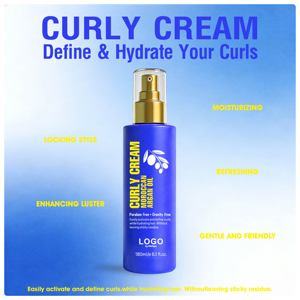 Crème Coiffante à l'Huile d'Argan Marocaine Sans Parabène, Non Testée sur les Animaux, Hydratante, Fixante, Sans Résidu, 180ml, Spray Coiffant OEM - Product Image 3