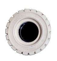 Pneus pleins pour chariot élévateur, résistants à la chaleur et à usage intensif, pièces de rechange pour chariot élévateur, non-marquants, 18X7-8, avec jantes - Product Image 2