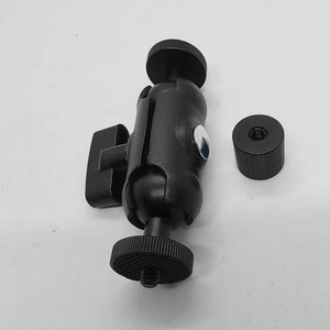 Soporte para cámara de acción con rosca de 1/4, aleación de aluminio 214G, rotación de 360 grados para GoPro, base de montaje para ciclismo y cámara de tablero. - Product Image 3