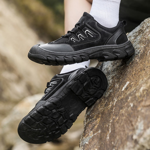 Zapatos deportivos de moda para hombre, zapatos deportivos para senderismo, zapatos informales para exteriores, antideslizantes, resistentes al desgaste, zapatos para correr de tela para todas las estaciones - Product Image 4