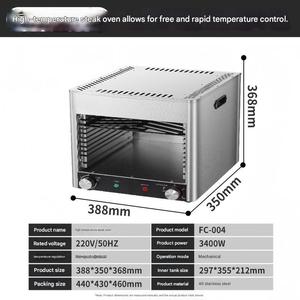 Parrilla Eléctrica Automática para <span class=keywords><strong>Barbacoa</strong></span> de Uso Comercial, Acero Inoxidable, Alta Temperatura, para Preparar Filetes - Product Image 5