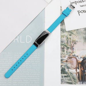 Bracelets de ceinture de montre en cuir véritable <span class=keywords><strong>pour</strong></span> femmes et hommes <span class=keywords><strong>pour</strong></span> <span class=keywords><strong>Fitbit</strong></span> Luxe Smartwatch - Product Image 5