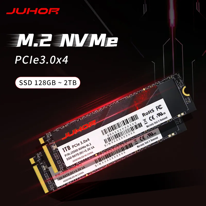 JUHOR harga pabrik M.2 Nvme Ssd M2 512gb 256GB 128GB Hard Disk M.2 Ssd 1TB 2TB untuk peladen laptop Desktop