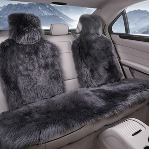 Cojín de coche de piel larga de lujo elegante lavable inodoro funda de asiento de coche universal para KIA TOYOTA <span class=keywords><strong>HYUNDAI</strong></span> BUICK - Product Image 3