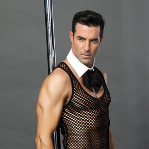 Zwarte high fashion show foto's <span class=keywords><strong>sexy</strong></span> lingerie kostuums heren <span class=keywords><strong>sexy</strong></span> hete transparante ondergoed briess erotische bodysuit corset voor mannen - Product Image 5