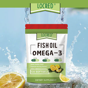 Suplemento de <span class=keywords><strong>Omega</strong></span> <span class=keywords><strong>3</strong></span> sin OGM de etiqueta privada Gel suave de aceite de pescado purificado de aguas profundas concentrado EPA DHA Soporte de salud para adultos - Product Image 4