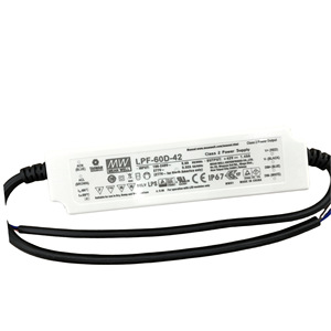 มีนเวลล์ LPF-60D-54 ไดรเวอร์ LED กระแสคงที่ 60W สำหรับอุปกรณ์ไฟส่องสว่างโฆษณา - Product Image 2