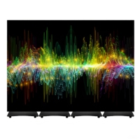 Nouvel écran publicitaire numérique pliable 2026 pour intérieur, 640x1920mm, P1.86, totem LED sur pied, affiche éducative pour ascenseur