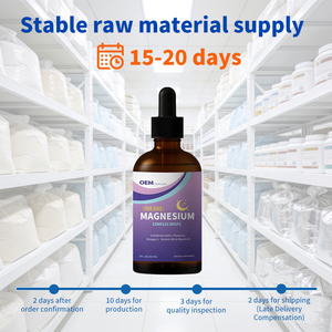 Gotas Líquidas de Magnesio para Niños de Marca Privada OEM con L-teanina, Omega-3, Vitamina B6 y D3 para Vendedores de Comercio Electrónico Transfronterizo - Product Image 3