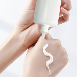 UVA UVB SPF 50 + Bloqueador solar Corrector <span class=keywords><strong>facial</strong></span> orgánico natural Protector solar Mejora el aislamiento del tono de la piel Crema de protección solar - Product Image 3