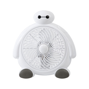 Mini Cartoon Electric Fan With Dc Motor Battery Powered Foldable For Students Dorm Bedroom Tabletop Home Office Use - Product Image 1