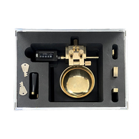 Le kit de testeur de limite de liquide portable Casagrande 220V comprend des accessoires en plastique en laiton pour la lumière de travail du sol de laboratoire industriel 1 an
