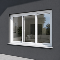 Ventanas Corredizas Personalizadas para Balcón, con Rotura de Puente Térmico, de Aluminio y Vidrio Templado, Horizontales, Resistentes a Huracanes