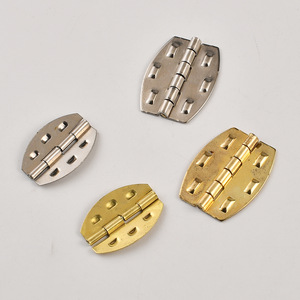 Furniture Hinge Iron Surface Mount Traditional Style Durable Plated H Type For Wooden <b>Boxes</b> <b>Packaging</b> Luggage Hardware - Product Image 2