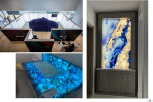 Panneau lumineux LED rétroéclairé en pierre de marbre ultra plat 503*235mm 3000K/4000K/6500K Feuille LED flexible - Product Image 5