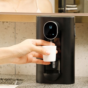 Dispensador de Enjuague Bucal Automático Personalizado OEM de 540 ml con Pantalla LED Montada en la Pared y Soporte Magnético para Vasos para Baño - Product Image 1