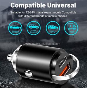 ที่ชาร์จในรถยนต์แบบเร็ว 30W รองรับ PD+QC3.0 พอร์ต USB และ Type-C สำหรับโทรศัพท์มือถือทุกชนิด - Product Image 5