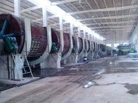 Machine de tannerie automatique à tambour de surcharge motorisé de qualité italienne pour le cuir
