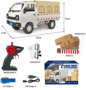 AiJH All Terrain <span class=keywords><strong>Drive</strong></span> 2,4 GHz Control remoto camión modelo vehículo LED faros luces ensambladas Crawler Off-Road Rc Car - Product Image 5