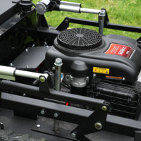 Tondeuse à gazon sur chenilles télécommandée 22 CV, coupe-herbe à essence 900 mm pour vergers, pentes et remise en état des terres