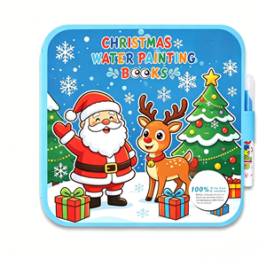 Libro <span class=keywords><strong>da</strong></span> Colorare ad Acqua Happy Ocean World in EVA, Riutilizzabile, con Delfini e Animali Marini, 20cm, 8 Pagine, Giocattolo Educativo per Bambini - Product Image 5