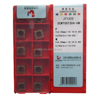 JXTC SCMT SCMT 09T304 HM JT1225 Semi-Finishing Positive Angle Turning Blade Carbide Inserts CNC Turning Tool Lathe Cutter Tools