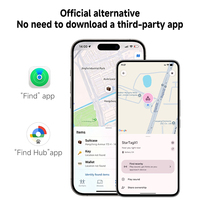 Traceur GPS Bluetooth intelligent AirTag, suivi en temps réel, étanche IPX6, autonomie de 1 an, LBS, pour animaux de compagnie, enfants, clés de voiture, sacs