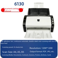 Escáner de Documentos a Color Dúplex Fujitsu FI-6130Z con Eliminación Automática de Páginas en Blanco, 25 ppm, Escáner ADF para Digitalización de Archivos de Oficina