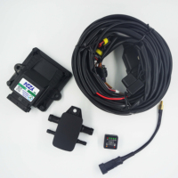 Kit completo de conversión de gas Gnv Glp para coche Lpg Gng Motos vehículo 4 6 8 Cilindros cilindro gasolina a sistema de conversión de motor de gas
