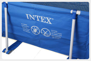 <span class=keywords><strong>Piscina</strong></span> Rectangular <span class=keywords><strong>Grande</strong></span> para Exteriores <span class=keywords><strong>Intex</strong></span> 28271 de 2.6M X 1.6M X 0.65M con Marco Metálico y PVC - Product Image 4