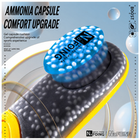 Semelles intérieures de sport en gel à coussin d'air, légères, respirantes, en maille matelassée, effet nuages, Popcorn, en PU haute élasticité