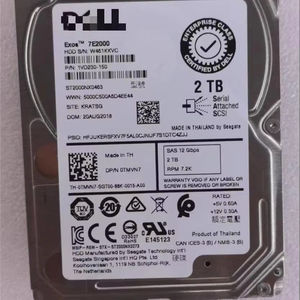 สำหรับ Dell 2TB SAS ฮาร์ดดิสก์2.5นิ้ว12กิกะไบต์/วินาทีเซิร์ฟเวอร์ภายใน SATA 3.0ด้วยเปลือกโลหะตกแต่งใหม่สำหรับใช้ใหม่ - Product Image 1