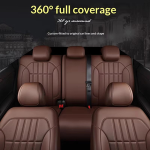 Coprisedili Auto in Pelle Universali Personalizzati OEM, Resistenti alle Macchie, Copertura Completa per Quattro Stagioni, per 5 Posti - Product Image 6