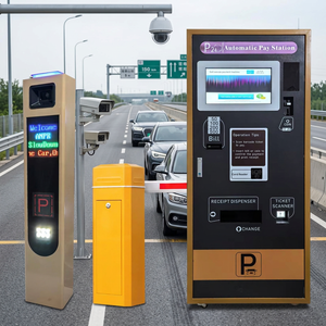 โซลูชันสถานีเก็บค่าผ่านทางแบบครบวงจร กล้องจดจำป้ายทะเบียน เครื่องอ่าน RFID ประตูรั้วกั้น สถานีชำระเงิน สำหรับการจัดการที่จอดรถ - Product Image 1