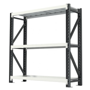 Estante de almacenamiento de 4 capas Estante de almacenamiento de metal <span class=keywords><strong>sin</strong></span> <span class=keywords><strong>tornillos</strong></span> Estantes de capa ajustable para el hogar y el garaje - Product Image 5