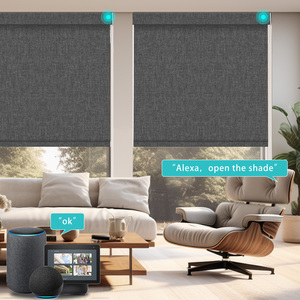 Thông minh cửa sổ con lăn Rèm cơ giới màn rèm với Alexa Google được xây dựng trong cài đặt màn Cửa Sổ Màu rèm - Product Image 2
