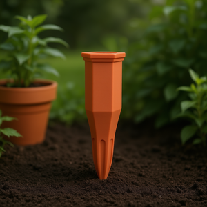 Piques d'arrosage automatiques en terre cuite pour plantes, auto-arrosantes, pour intérieur et extérieur, irrigation hydroponique, lot de 10 - Product Image 2