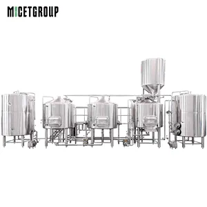Sistema de trituración de cerveza de 3 recipientes personalizado 800L, Cervecería comercial, Cervecería artesanal, equipo de elaboración de cerveza a la venta