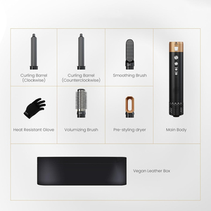 New Trend <b>5</b> <b>in</b> <b>1</b> Hair <b>Styler</b> Hair Dryer <b>Hot</b> <b>Air</b> Brush Professional Hair Straightener Curler <b>Air</b> Styling Tools - Product Image 3