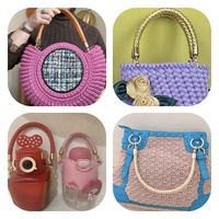 Bandoulières de Sacs Colorées en Cuir PU de 30-60cm, Poignées de Sac à Main, Boucle Chaîne Dorée, Tressées, Bricolage, Accessoires Faits Main, Vente en Gros Usine