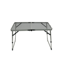 Table de pique-nique pliante en aluminium légère hauteur réglable Design moderne Mini Camping randonnée mobilier d'extérieur pour voyage